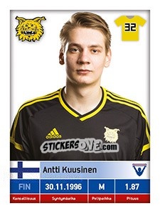 Figurina Antti Kuusinen - Veikkausliiga 2016 - Carouzel