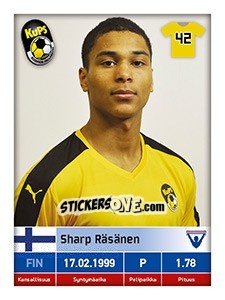 Cromo Sharp Räsänen - Veikkausliiga 2016 - Carouzel