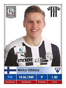 Sticker Mikko Viitikko - Veikkausliiga 2016 - Carouzel