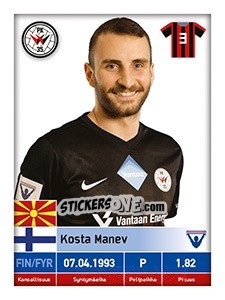 Figurina Kosta Manev - Veikkausliiga 2016 - Carouzel