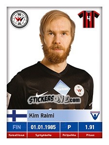 Sticker Kim Raimi - Veikkausliiga 2016 - Carouzel