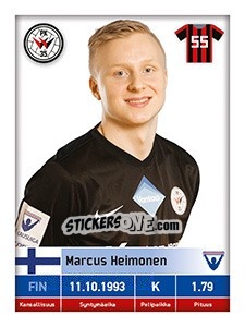 Figurina Marcus Heimonen - Veikkausliiga 2016 - Carouzel