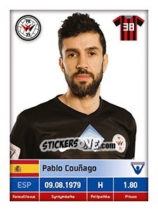 Sticker Pablo Couñago - Veikkausliiga 2016 - Carouzel