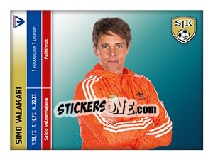 Sticker Simo Valakari - Veikkausliiga 2016 - Carouzel