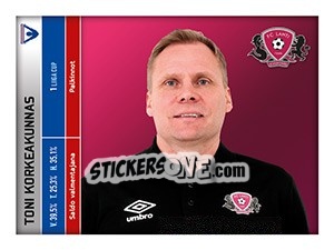 Figurina Toni Korkeakunnas - Veikkausliiga 2016 - Carouzel