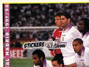 Sticker Real Madrid - Team sticker - Euro Football 1998-1999 n. 1 - Panini