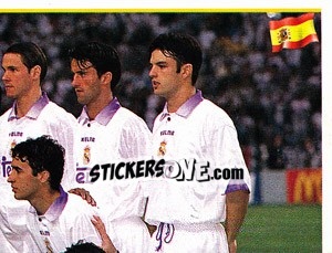 Sticker Real Madrid - Team Sticker - Euro Football 1998-1999 n. 2 - Panini