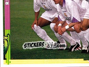 Figurina Real Madrid - Team sticker - Euro Football 1998-1999 - Panini