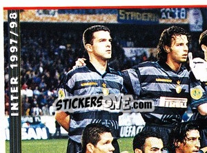 Sticker Inter Milan - Team sticker - Euro Football 1998-1999 - Panini