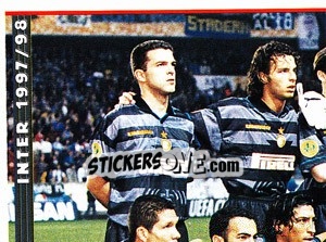 Sticker Inter Milan - Team sticker - Euro Football 1998-1999 n. 5 - Panini