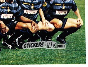 Sticker Inter Milan - Team sticker - Euro Football 1998-1999 n. 8 - Panini