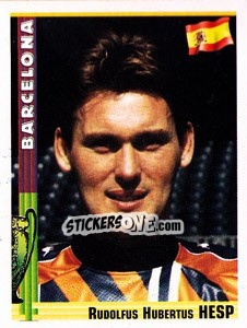 Sticker Rudolfus Hubertus Hesp - Euro Football 1998-1999 n. 9 - Panini