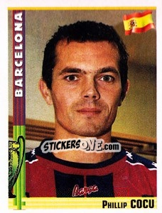 Sticker Phillip Cocu - Euro Football 1998-1999 - Panini