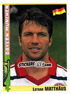 Sticker Lothar Matthaus - Euro Football 1998-1999 n. 19 - Panini