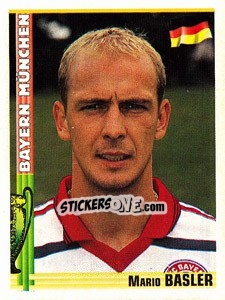 Sticker Mario Basler - Euro Football 1998-1999 n. 20 - Panini