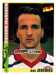 Sticker Jens Jeremies - Euro Football 1998-1999 n. 22 - Panini