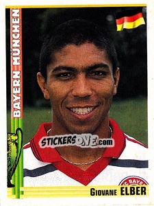 Sticker Giovane Elber - Euro Football 1998-1999 n. 24 - Panini