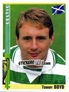Sticker Tommy Boyd - Euro Football 1998-1999 n. 33 - Panini