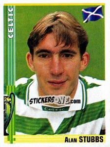 Sticker Alan Stubbs - Euro Football 1998-1999 - Panini