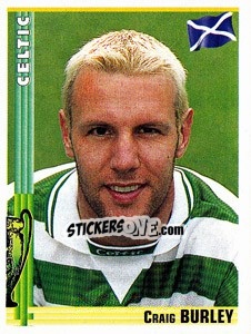 Sticker Craig Burley - Euro Football 1998-1999 - Panini