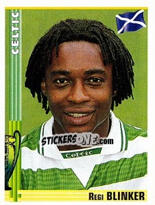 Sticker Regi Blinker - Euro Football 1998-1999 n. 39 - Panini