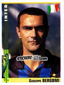 Sticker Giuseppe Bergomi - Euro Football 1998-1999 n. 42 - Panini
