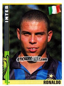 Sticker Ronaldo - Euro Football 1998-1999 n. 47 - Panini