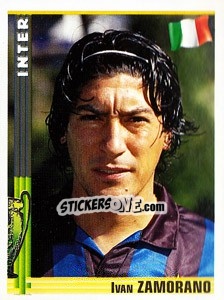 Sticker Iván Zamorano - Euro Football 1998-1999 - Panini