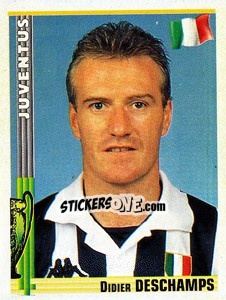 Sticker Didier Deschamps - Euro Football 1998-1999 n. 53 - Panini