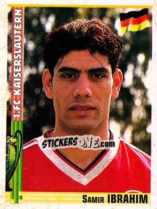 Sticker Samir Ibrahim - Euro Football 1998-1999 - Panini