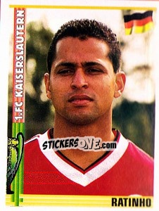 Sticker Ratinho - Euro Football 1998-1999 n. 60 - Panini