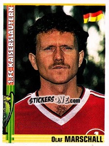 Sticker Olaf Marschall - Euro Football 1998-1999 n. 63 - Panini