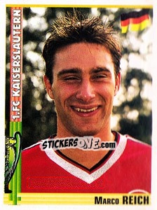 Sticker Marco Reich - Euro Football 1998-1999 n. 64 - Panini