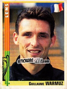 Sticker Guillaume Warmuz - Euro Football 1998-1999 n. 65 - Panini