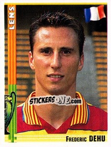 Cromo Frederic Dehu - Euro Football 1998-1999 - Panini
