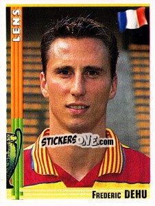 Figurina Frederic Dehu - Euro Football 1998-1999 - Panini