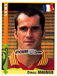 Sticker Cyrille Magnier - Euro Football 1998-1999 - Panini