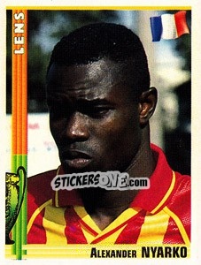 Sticker Alexander Nyarko - Euro Football 1998-1999 - Panini