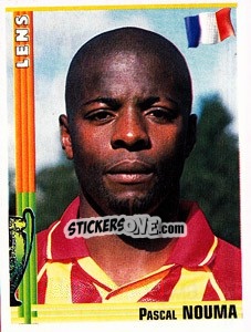 Sticker Pascal Nouma - Euro Football 1998-1999 n. 70 - Panini