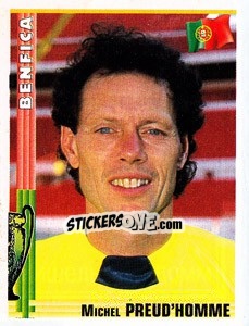 Sticker Michel Preud'Homme - Euro Football 1998-1999 n. 73 - Panini