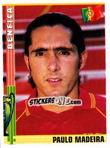 Sticker Paulo Madeira - Euro Football 1998-1999 n. 74 - Panini