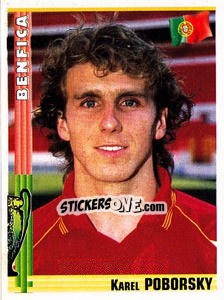 Sticker Karel Poborský - Euro Football 1998-1999 n. 75 - Panini