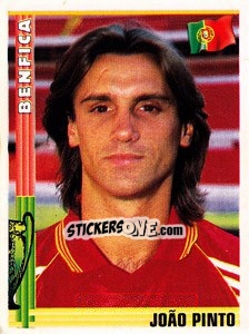 Sticker Joao Pinto - Euro Football 1998-1999 n. 76 - Panini
