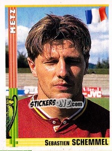 Sticker Sebastien Schemmel - Euro Football 1998-1999 n. 82 - Panini