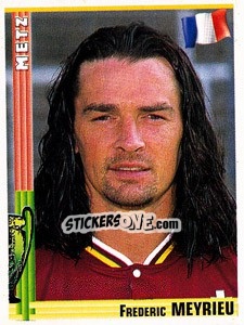Sticker Frederic Meyrieu - Euro Football 1998-1999 n. 85 - Panini