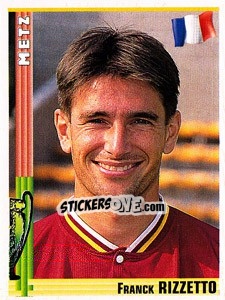 Sticker Franck Rizzetto - Euro Football 1998-1999 - Panini