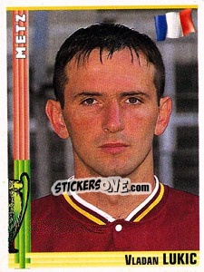 Sticker Vladan Lukic - Euro Football 1998-1999 n. 87 - Panini