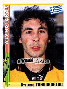 Sticker Kyriakos Tohouroglou - Euro Football 1998-1999 n. 89 - Panini