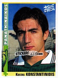 Sticker Kostas Konstantinidis - Euro Football 1998-1999 - Panini