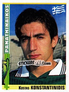 Cromo Kostas Konstantinidis - Euro Football 1998-1999 n. 94 - Panini